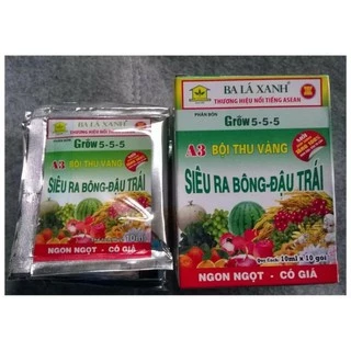 (Q.8 - GIAO 1-3H) Phân bón lá GROW 5-5-5 SIÊU RA BÔNG, ĐẬU TRÁI