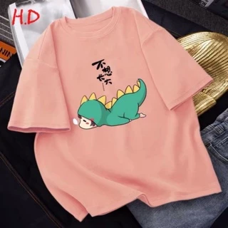 [Có size từ 28kg-90kg] áo thun nữ , áo phông tay lỡ phông dáng rộng unisex, ulzang, có size s