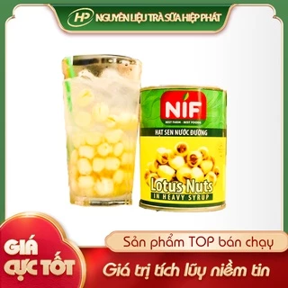 Hạt sen nước đường NIF -[100% SEN VIỆT NAM] - 560gr - SP000682 - Nguyên liệu pha chế trà sữa HIỆP PHÁT