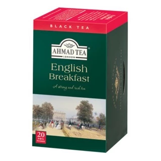 Trà đen Buổi Sáng Anh Quốc túi lọc có bao thiếc - AHMAD English Breakfast Black Tea (2gr/túi)