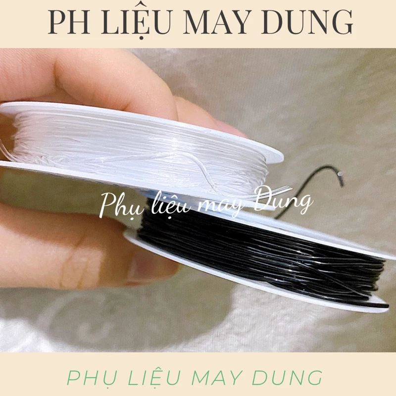 Dây gân thun xỏ chuỗi, vòng tay cuộn  10m