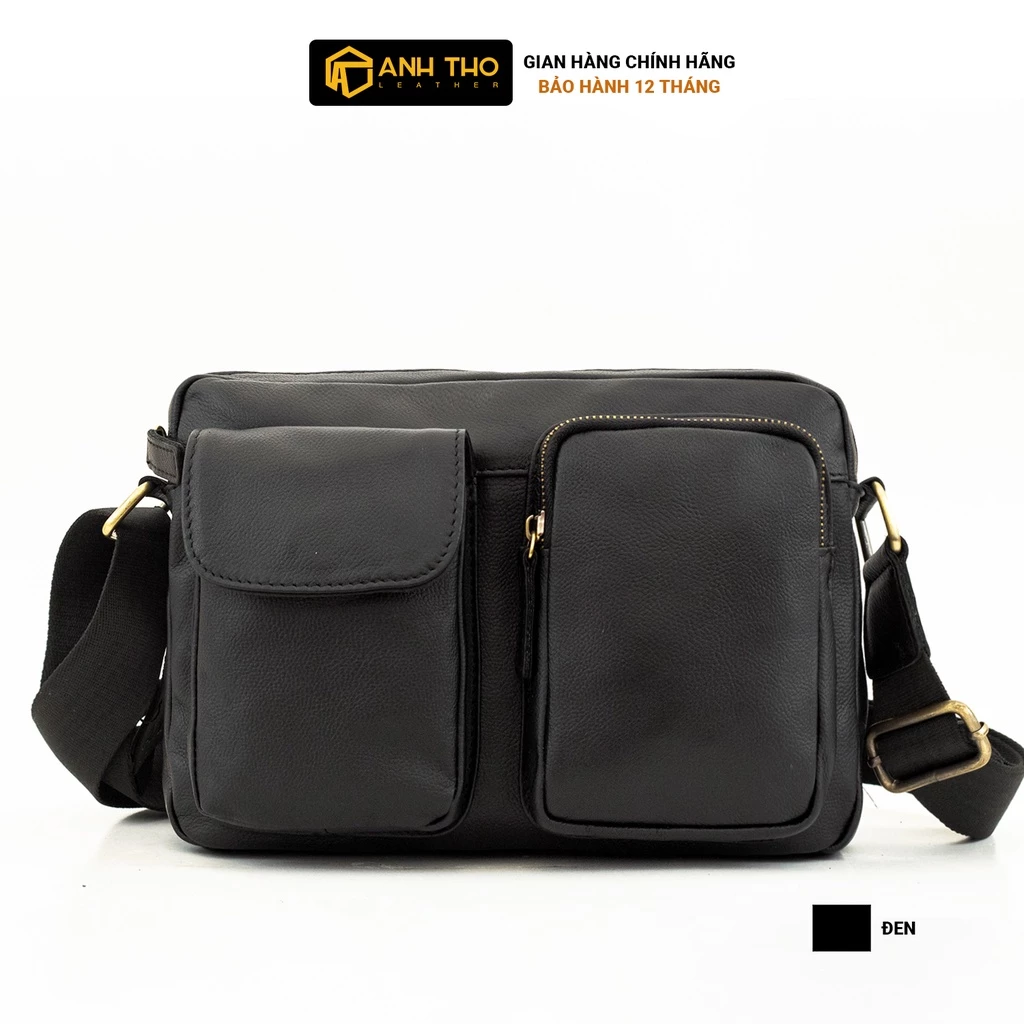 Túi đeo chéo da bò Anh Tho Leather MNCB-02