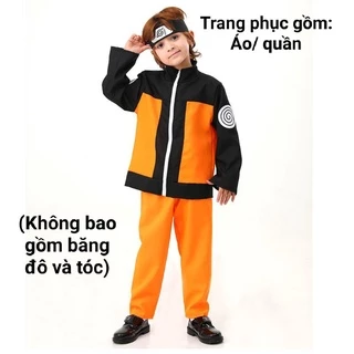 (Có sẵn) Trang phục hoá trang Naruto dành cho trẻ em