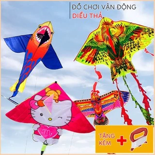 Diều Hello Kitty hoạ tiết vui nhộn,Diều họa tiết xinh xắn dễ thương cho bé Yêu Nhà Bạn-LYLY SPORTS