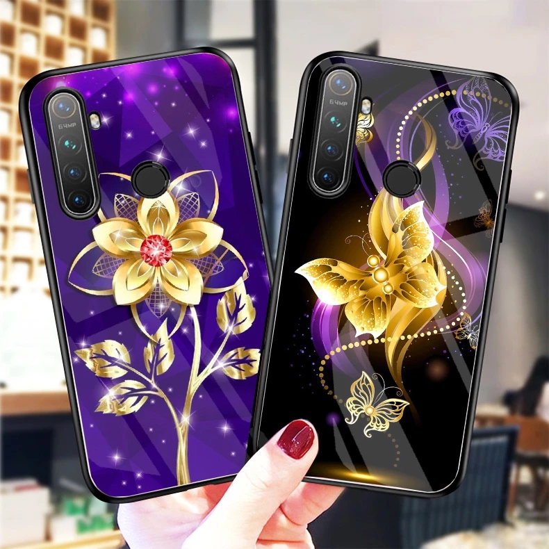 Ốp Lưng REALME Q ,C3,C3i, REALME 5,5I,5 PRO,5s, 6i Ốp kính bóng cao cấp mới nhất