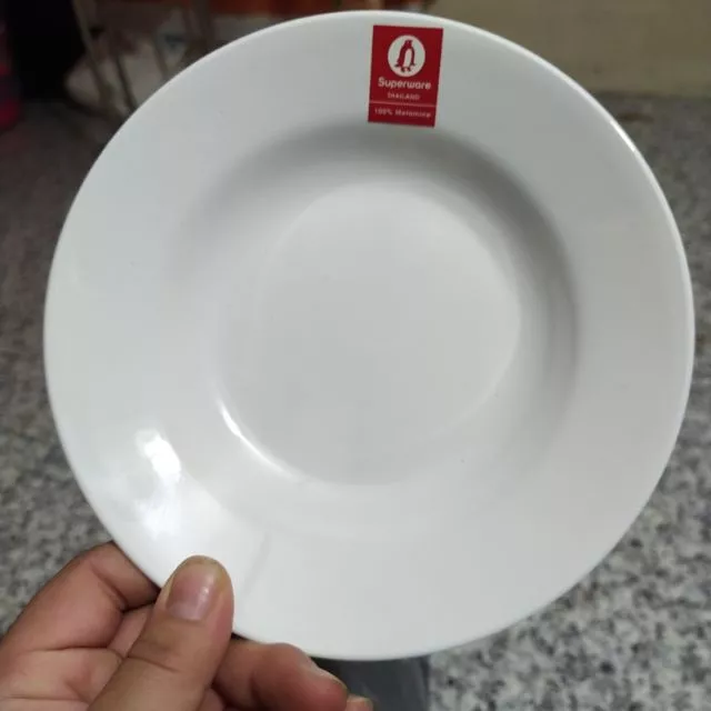 Combo 10 Dĩa đáy sâu Melamine Superware -Thái Lan