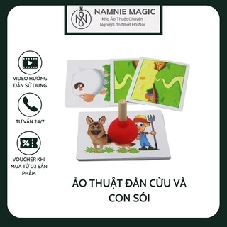 Ảo Thuật Đàn Cừu Và Chó Sói, Đạo Cụ Biểu Diễn Đường Phố, Đồ Chơi Kỹ Năng,Thông Minh, Sáng Tạo Cho Bé