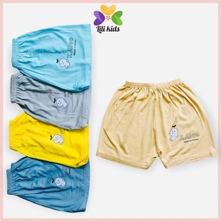 Quần đùi chục LILIKIDS cho bé trai và bé gái chất thun lạnh thông hơi thoáng mát QC04