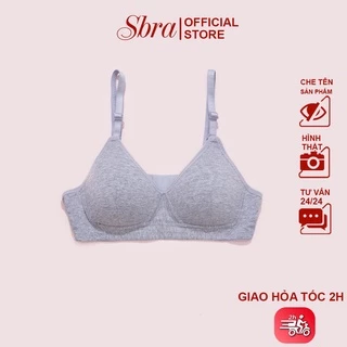 Áo Lót Nữ Cotton Sbra Không Gọng Form Đẹp Đệm Mỏng Thoải Mái  AM18