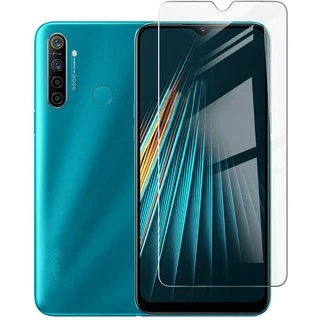 Kính cường lực trong suốt Realme 5i (Kèm miếng lau)