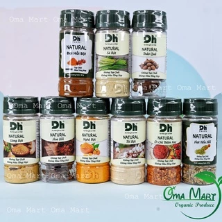 Gia vị nguyên chất DH Foods (tỏi, sả, gừng, nghệ, ớt...)