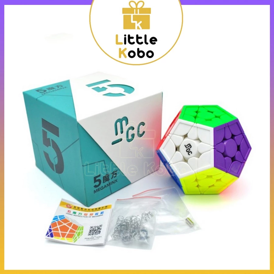 Rubik Megaminx YJ MGC Megaminx M Rubic Biến Thể 12 Mặt Nam Châm Đồ Chơi Trí Tuệ Trẻ Em Phát Triển Tư Duy - Little Kobo