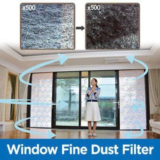 [NOSK Window filter] Bộ lọc bụi cửa sổ Loại bỏ bụi mịn Công suất thu bụi mạnh UV KR