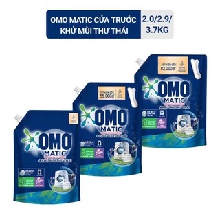 Nước giặt OMO Matic Cửa Trước Khử Mùi Thư Thái Túi 3,6kg