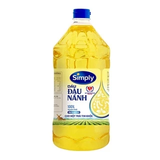 Dầu Đậu Nành Simply Nguyên chất Chai 2L