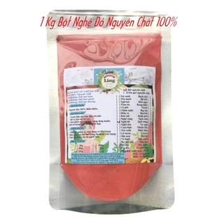 1 Kg Bột Nghệ Đỏ nguyên chất thiên nhiên 100% có giấy VSATTP và ĐKKD đa công dụng