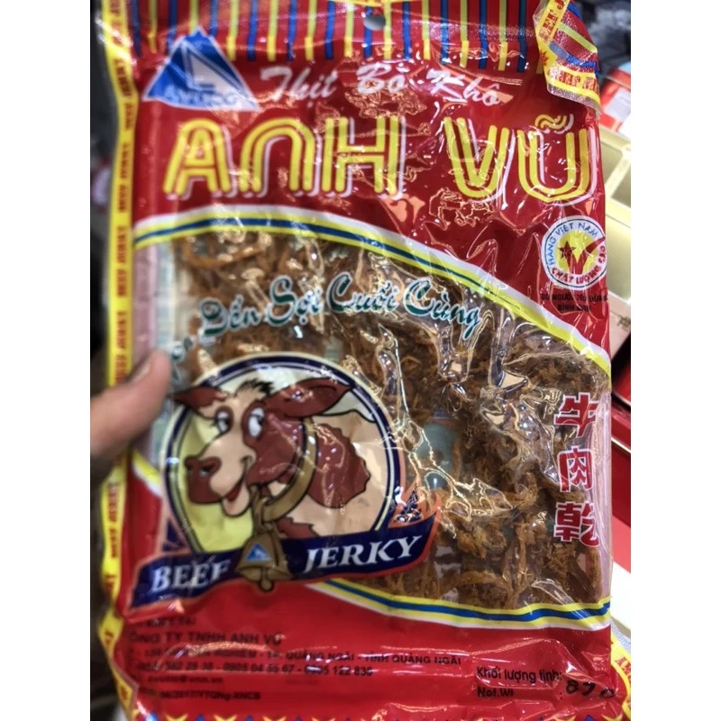 Thịt bò khô Anh vũ t5/2025