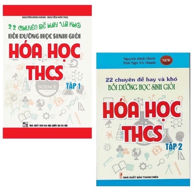 Sách.__. Combo -22 Chuyên Đề Hay Và Khó Bồi Dưỡng Học Sinh Giỏi Hoá Học  ( Trung Học Cơ Sở )