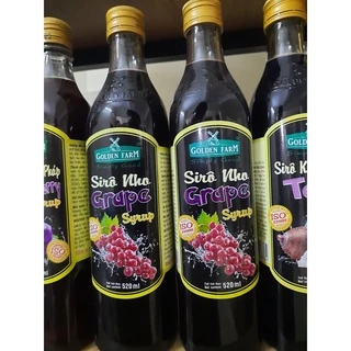 Siro Nho đen Golden Farm chai 520ml