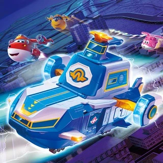 Đồ chơi trẻ em đội bay siêu đẳng super wings mô hình tàu bay thế giới có âm thanh và đèn hãng Auldey