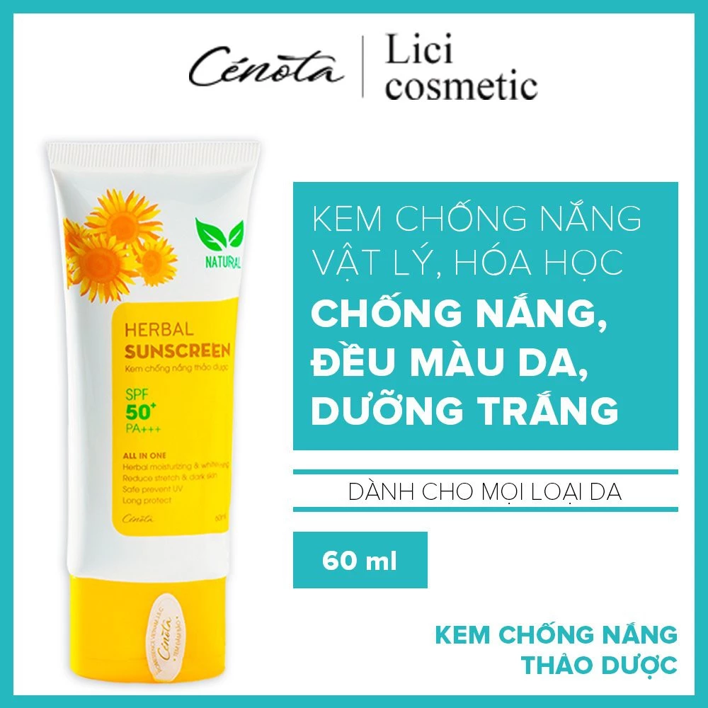 Kem chống nắng thảo dược, kem chống nắng Herbal Sunscreen