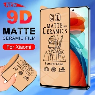 Kính cường lực mềm AG Full màn hình chống vân tay Cho Xiaomi Mi 10T 11 Lite 11T Redmi Note 9T 11 11S 10 10S 9 9s 8 7 6 6A K20 Pro Max 9A 9C 8A 7 Poco M3 M4 F3 X3 X4 F2 Pro