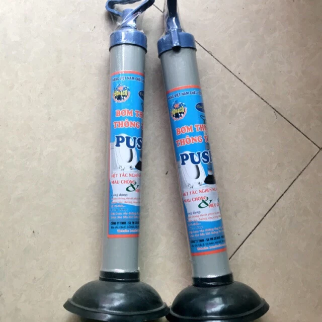 Bơm thụt Thông tắc bồn cầu