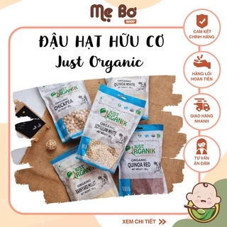 [Just Organik] Hạt hữu cơ ăn dặm cho bé gói nguyên 500g (đậu gà, diêm mạch, kê, lăng đỏ, ý dĩ…)