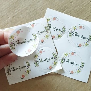 Tem decal Thank you (10 tem)