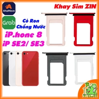 Khay sim iPhone 8/ SE2/ SE3 ZIN Bằng Thép Có Ron Chống Nước