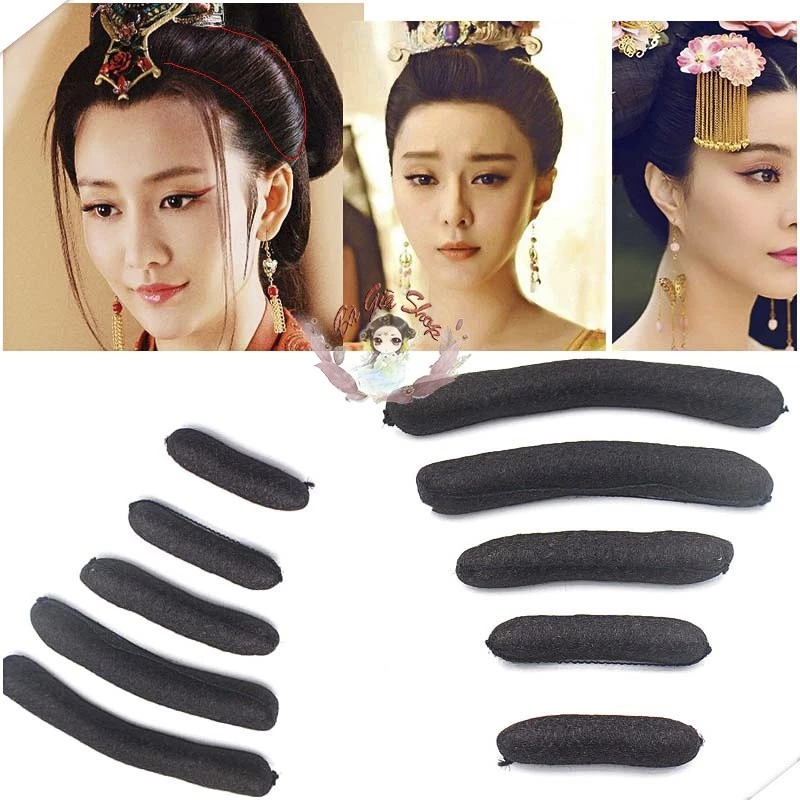Búi trụ độn phồng tóc người lớn và trẻ em