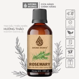 Tinh dầu Hương Thảo Aroma Works xông phòng, giúp dễ ngủ, thư giãn, đuổi muỗi, giải cảm, khử mùi - Rosemary