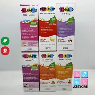 Pediakid - 22 vitamin / Appetit tonus / Sommeil / Sắt Fe + Vitamin B / Immuno Fort