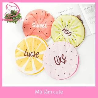 Mũ tắm trùm đầu, trùm tóc cute NA042