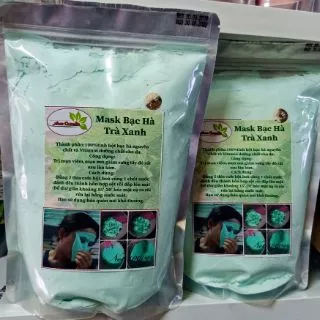 1kg mặt nạ dẻo bạc hà handmade giảm mụn thâm &làm dịu da