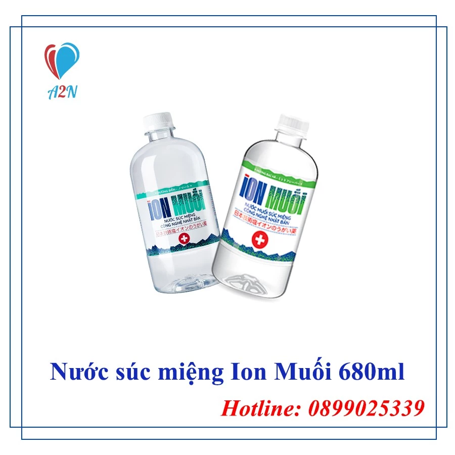 Nước súc miệng ion muối Fujiwa 680ml