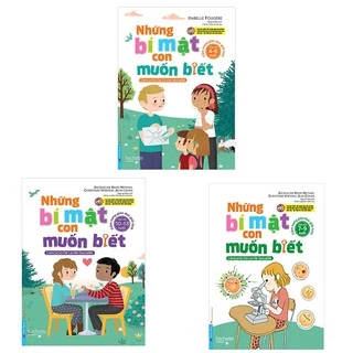 Sách - Combo 3 cuốn những bí mật con muốn biết: 4-6 tuổi+7-9 tuổi+ 10-13 tuổi( lẻ, tùy chọn)