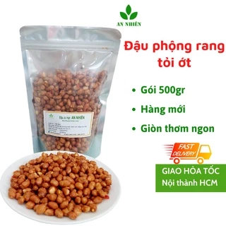 Đậu phộng rang tỏi ớt loại ngon An Nhiên 500gr