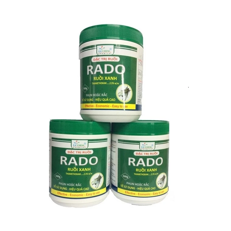 Thuốc diệt ruồi Rado Ruồi Xanh – diệt ruồi hiệu quả cao hủ 500gram