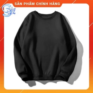 ÁO SWEATER TRƠN NAM NỮ UNISEX [ Nhiều màu sắc] FORM RỘNG, CHẤT NỈ BÔNG DÀY DẶN CAO CẤP