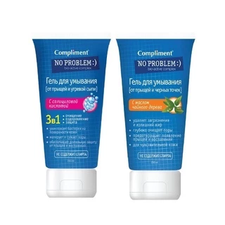 Gel Rửa Mặt Giảm Mụn Compliment No Problem 200ml