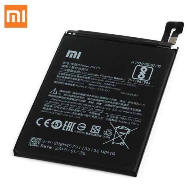 Pin Xiaomi Redmi note 5 pro/BN45 xịn có bảo hành