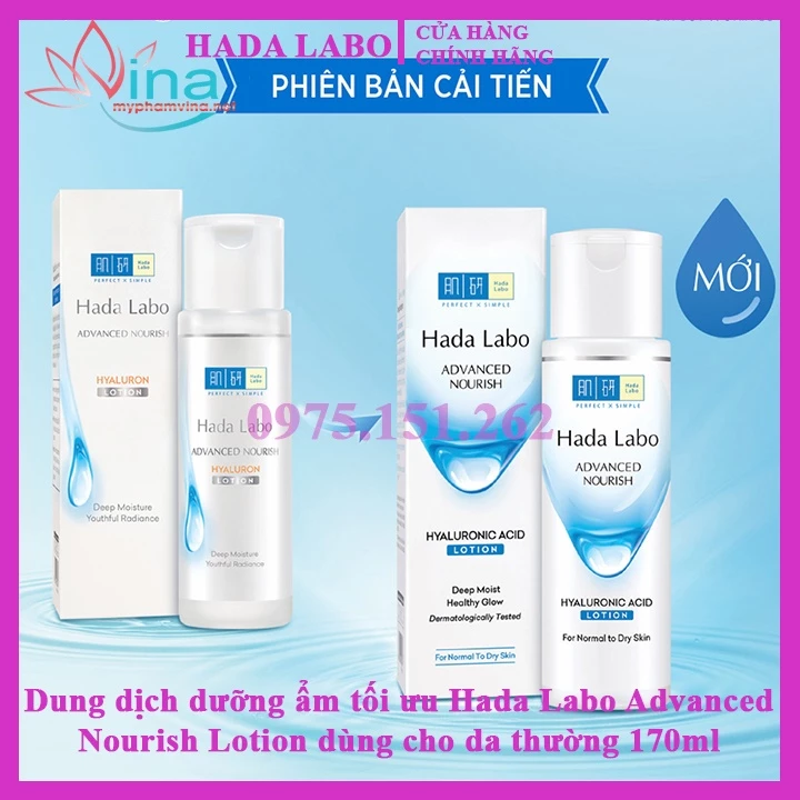 Dung Dịch Dưỡng Ẩm Tối Ưu Hada Labo Advanced Nourish Da Thường 170ml