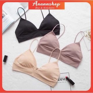 Áo Lót Bra Nữ 💖FREESHIP💖 Bra Cotton Hai Dây Mút Mỏng Mềm Mịn Mặc Thoải Mái Cho Nữ 8886