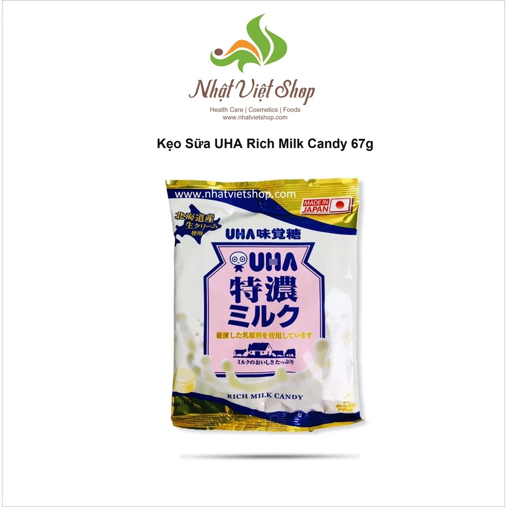 Kẹo Sữa UHA Rich Milk Candy 67g