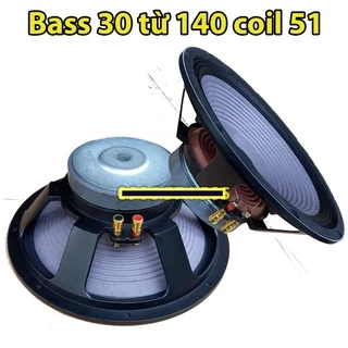 1 CAI Bass 30 Coil 51 Sườn Nhôm Loa Kéo - Loa Gia Đình