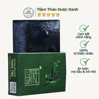 Xà bông Sinh Dược , xà phòng than tre dưỡng da,tẩy da chết từ hạt than tre 100gr