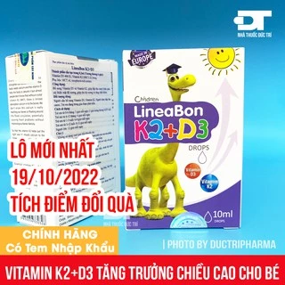 LineaBon K2+D3 🔸 [FREESHIP] 🔸 Bổ sung vitamin K2, D3