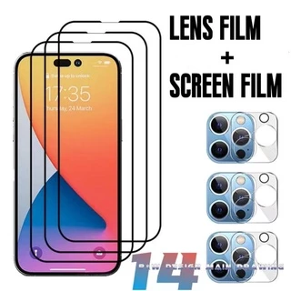 Kính Cường Lực 9H Bảo Vệ Ống Kính Máy Ảnh 3D Cho iphone 14 13 12 11 Pro MAX XR IX XS MAX 13 14 Pro