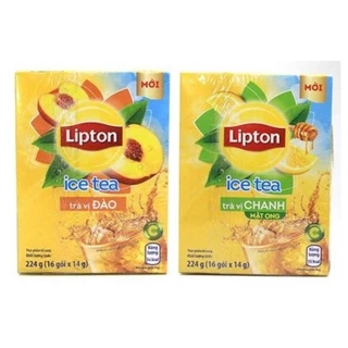 Trà Lipton Ice Tea vị đào/ chanh  hộp 224g